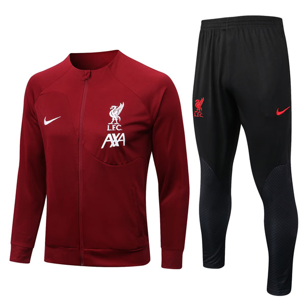 Trainingsanzug Liverpool 2022-2023 Schwarz Rote